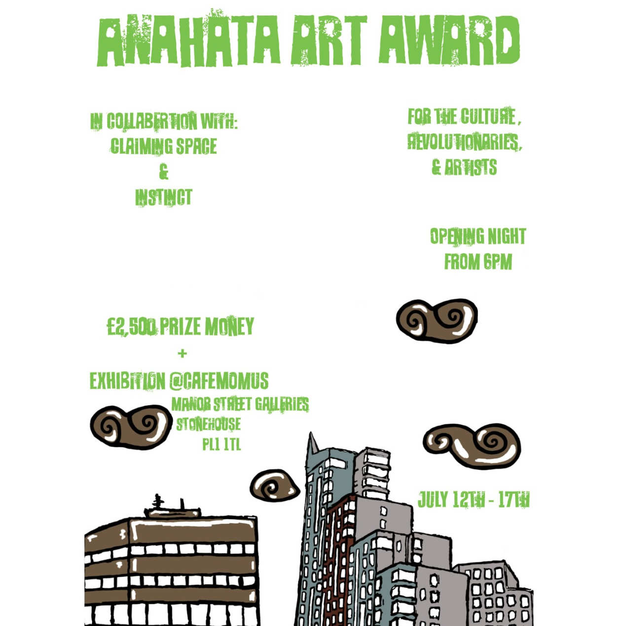 Anahata Art Award Poster 2024 Award poster designed by Anja Anahata